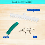 12 Outlet 4500L/H 65W Aquarium Air Pump - 45-Degree Angle