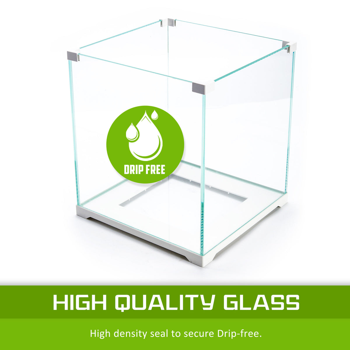 16L Starfire Glass Aquarium Fish Tank