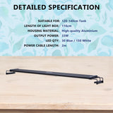 Aquarium Blue White LED - 27W 95-115cm
