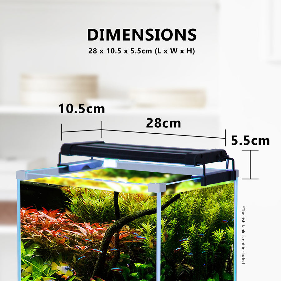 Aquarium Blue White LED - 6W 30-50cm