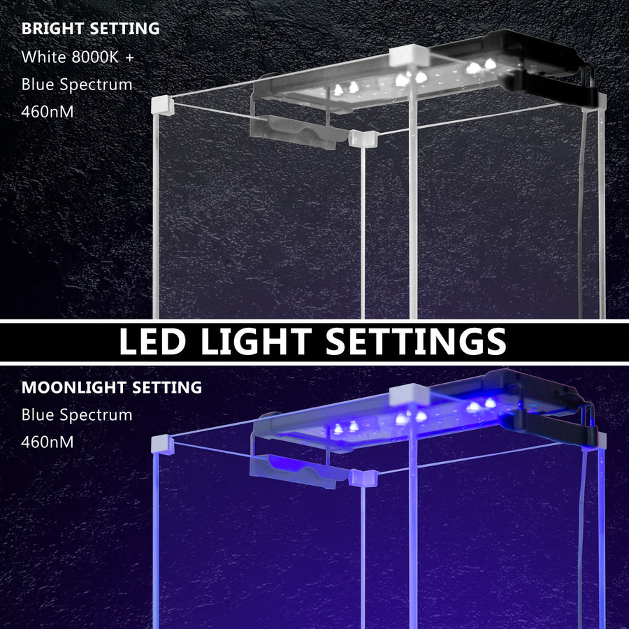 Aquarium Blue White LED - 6W 30-50cm