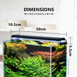 2X Aquarium Blue White LED - 11W 50-70cm