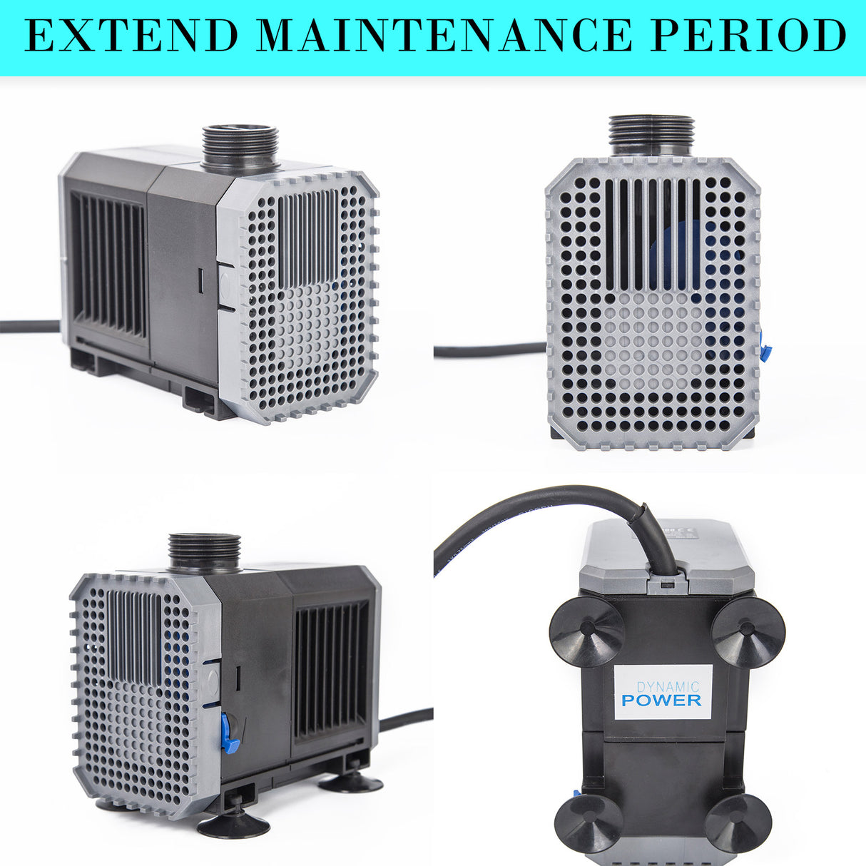 2500L/H 45W 2.7m Aquarium Submersible Pond Water Pump