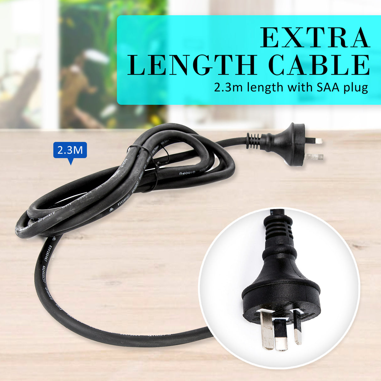 5000L/H 80W 3.8m Aquarium Submersible Pond Water Pump