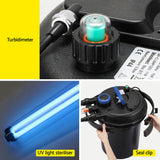 Giantz Aquarium Filter Fish Tank External Canister Water Filter 10000L/H - Rear View