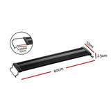i.Pet 60CM Full Spectrum LED Aquarium Light for Vibrant Aquatic Plants and Fish - Front View