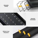 i.Pet 60CM Full Spectrum LED Aquarium Light for Vibrant Aquatic Plants and Fish - Rear View