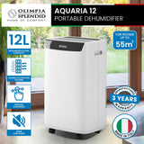 Olimpia Splendid Aquaria S1 Dehumidifier - 12L - Side View