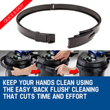 PROTEGE Aquarium External Canister Filter Aqua Fish Tank Pond Water UV Light 10000 L/H - Low Angle