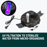 PROTEGE Aquarium External Canister Filter Aqua Fish Tank Pond Pump UV Light 1850 L/H - Front View