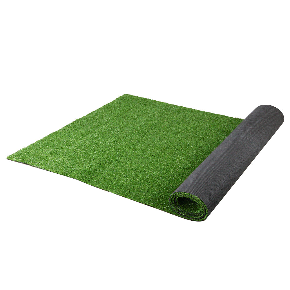 Prime Turf Artificial Grass 1mx10m 17mm Synthetic Fake Lawn Turf Plant Plastic Olive