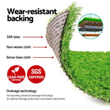 Prime Turf Artificial Grass 20mm 2mx5m Synthetic Fake Lawn Turf Plastic Plant 4-coloured - Rear View