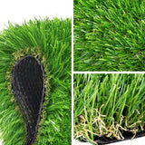 Prime Turf Artificial Grass 20mm 2mx5m Synthetic Fake Lawn Turf Plastic Plant 4-coloured - Close-Up Angle