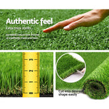 Prime Turf Artificial Grass 20SQM 30mm Synthetic Fake Lawn Turf Plastic Plant 4-coloured 2mx5m - Rear View