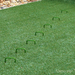 Prime Turf Artificial Grass Synthetic Pins 100pcs Turf Pegs Heavy Duty Weed Mat Stakes Landscape