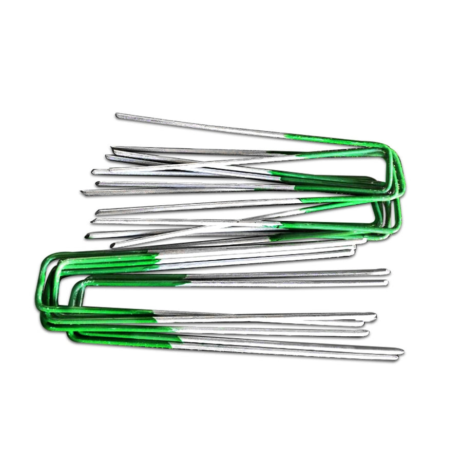 Prime Turf Artificial Grass 200pcs Synthetic Pins Fake Lawn Turf Weed Mat Pegs Joining Tape