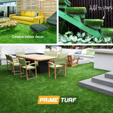 Prime Turf Artificial Grass 50pcs Synthetic Pins Fake Lawn Turf Weed Mat Pegs Joining Tape - Rear View
