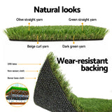 Prime Turf Artificial Grass 30mm 2mx5m 60SQM Synthetic Fake Lawn Turf Plastic Plant 4-coloured - Rear View