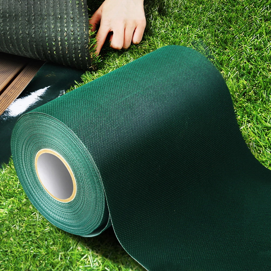 Prime Turf Artificial Grass 15cmx20m Synthetic Self Adhesive Turf Joining Tape Weed Mat