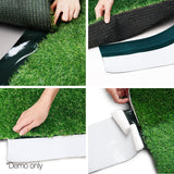 Prime Turf Artificial Grass 15cmx20m Synthetic Self Adhesive Turf Joining Tape Weed Mat - Close-Up Angle
