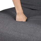 Artiss Rocking Armchair Footrest Nursing Charcoal Afton - Extra Image