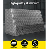 Giantz Aluminium Ute Tool Box Drawers Storage Truck Trailer Lock - 45-Degree Angle