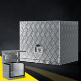 Giantz Aluminium Ute Tool Box Under Tray Heavy Duty Vehicle Chest Storage - Close-Up Angle