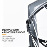 DR. DUNK Basketball Return System, with 360 Degree Universal Attachment - Low Angle