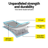 Everfit 1m Air Track Mat Inflatable Gymnastics Tumbling Mat Green - 45-Degree Angle