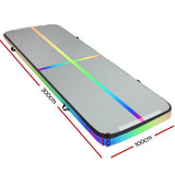 Everfit 3X1M Air Track Inflatable Tumbling Mat Gymnastics Yoga Mat - Front View