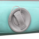 Mint Green and Grey Inflatable Air Track Mat for Gymnastics and Tumbling - 3m x 1m