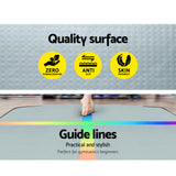 Everfit 4X1M Air Track Inflatable Tumbling Mat Gymnastics Yoga Mat - Top-Down View