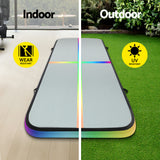 Everfit 4X1X0.2M Air Track Inflatable Tumbling Mat Gymnastics Yoga Mat - Rear View