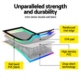 Everfit 4M Air Track Gymnastics Tumbling Exercise Mat Inflatable Mats 20CM Thick + Pump - Close-Up Angle