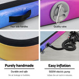 Everfit 4M Air Track Gymnastics Tumbling Exercise Mat Inflatable Mats 20CM Thick + Pump - Extra Image