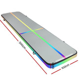 Everfit 5X1M Air Track Inflatable Tumbling Mat Gymnastics Yoga Mat - Front View