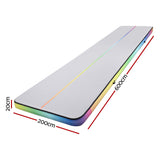 Everfit 6M Air Track Mat Inflatable Gymnastics Tumbling Mat Colourful - Front View