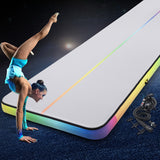 Everfit 6M Air Track Mat Inflatable Gymnastics Tumbling Mat W/ Pump Colourful - Close-Up Angle