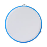 Everfit 1m Air Track Spot Inflatable Gymnastics Tumbling Mat Round Blue - Side View