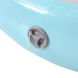 Everfit 1m Air Track Spot Inflatable Gymnastics Tumbling Mat Round Green - 45-Degree Angle
