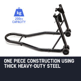 T-REX Motorcycle Front Stand Heavy-Duty Motorbike Lift Paddock Carrier Bike Fork - 45-Degree Angle