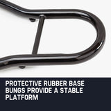 T-REX Motorcycle Front Stand Heavy-Duty Motorbike Lift Paddock Carrier Bike Fork - Top-Down View