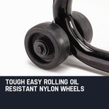 T-REX Motorcycle Front Stand Heavy-Duty Motorbike Lift Paddock Carrier Bike Fork - Side View