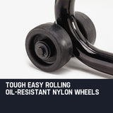 T-REX Motorcycle Stands Front & Rear Heavy-Duty Motorbike Lift Paddock Steel - Side View