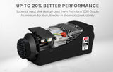 THERMOMATE 12V 5kW Diesel Air Heater for Caravan Camper Trailer Van Motorhome RV, Grey
