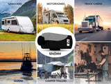THERMOMATE 12V 5kW Diesel Air Heater for Caravan Camper Trailer Van Motorhome RV, Grey