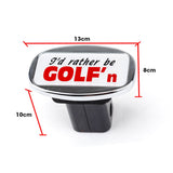 JAXSYN Novelty Towbar Trailer Hitch Cover Tow Bar - I'd rather be GOLF'n