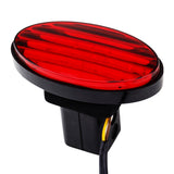JAXSYN Novelty Towbar Trailer Hitch Cover Tow - Red Oval Brake light