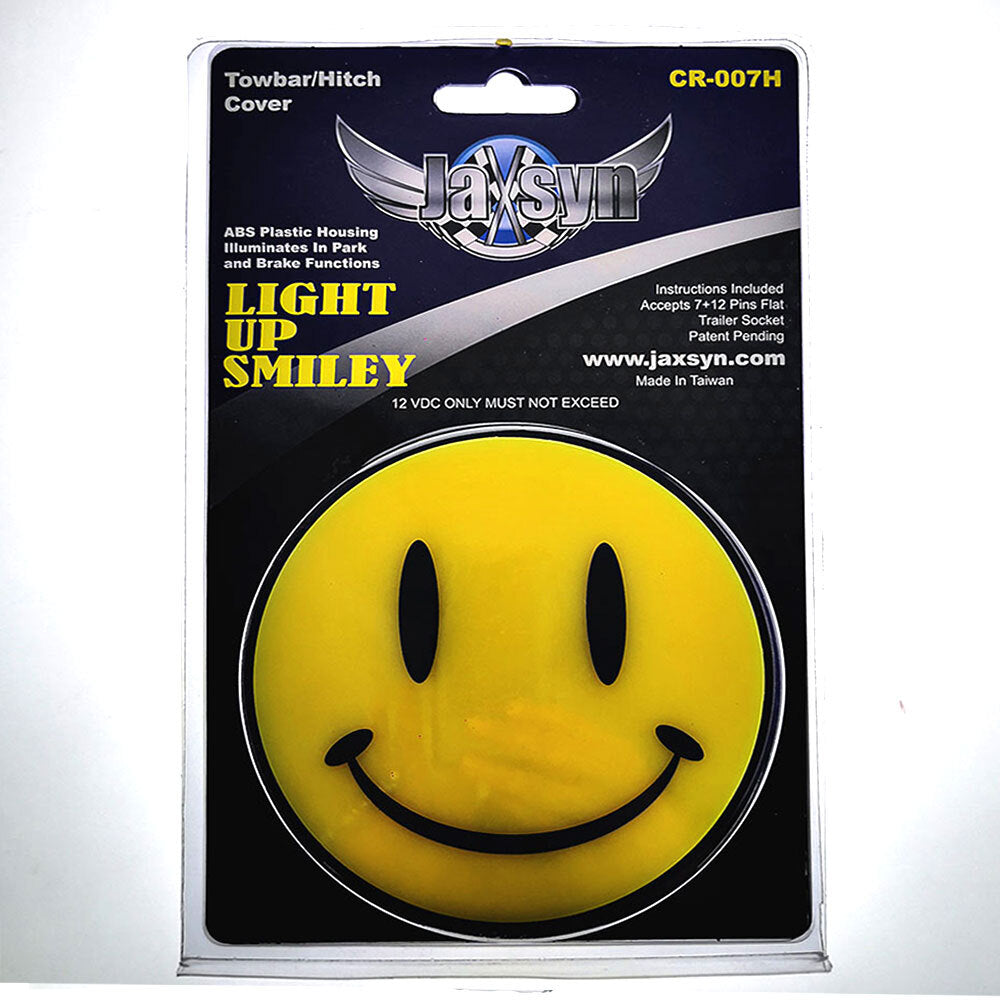JAXSYN Novelty Tow-bar / Trailer Hitch Cover - Smiley Face
