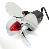 Jaxsyn Novelty Tow-bar / Trailer Hitch Cover - Propeller - Side View